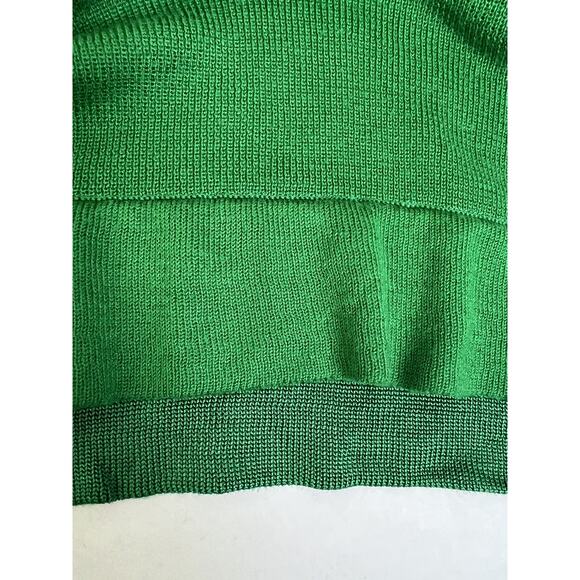 Worthington Light Weigth Sweater Women's XL 3/4 Sleeves Bright Green Classic - Picture 6 of 8